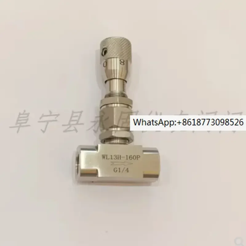 Регулирующий клапан из нержавеющей стали, микрорегулирующий клапан, клапан регулирования расхода WL11H-320P G1/4 G1/8
Регулирующий клапан из нержавеющей стали, микрорегулирующий клапан, клапан регулирования расхода WL11H-320P G1/4 G1/8