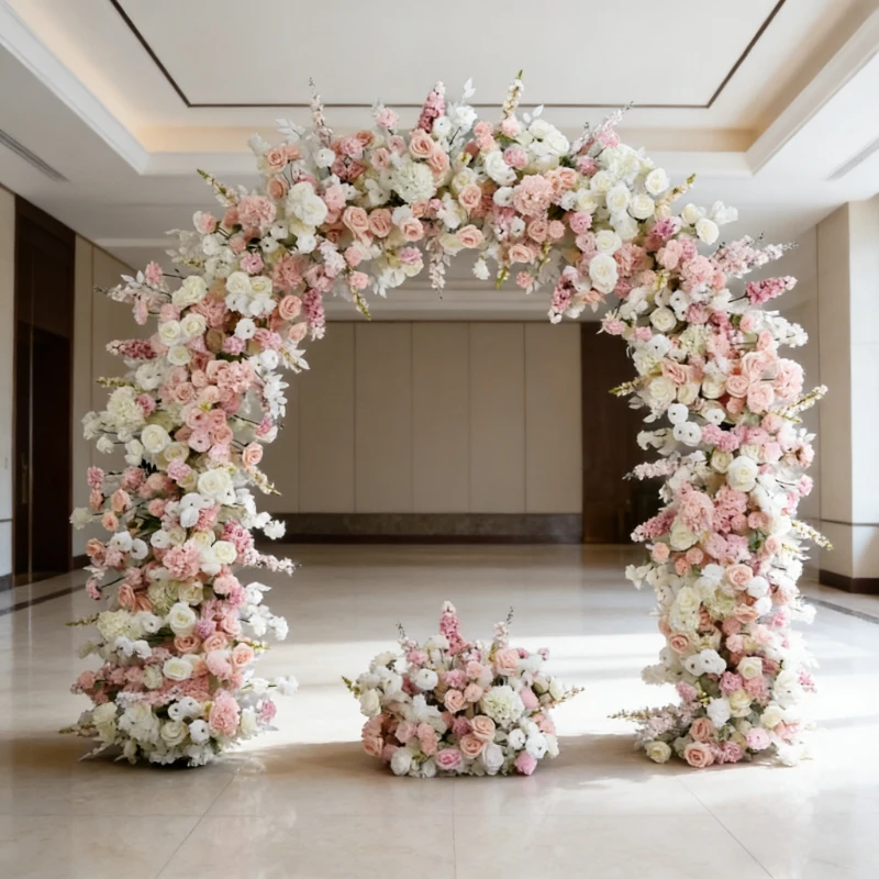 2.4M Pink Ball Chrysanthemum U Shaped Arch Event Scene Decoration Floor Flower Arrangement French Romantic Wedding Decoration
2.4M Pink Ball Chrysanthemum U Shaped Arch Event Scene Decoration Floor Flower Arrangement French Romantic Wedding Decoration