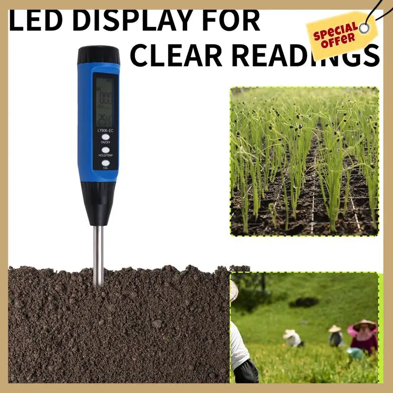 Soil Nutrient Meter Quick-Acting Nitrogen Analyzer Fertility Tester Gardening Agriculture LED Soil Tester-FUNN
Soil Nutrient Meter Quick-Acting Nitrogen Analyzer Fertility Tester Gardening Agriculture LED Soil Tester-FUNN