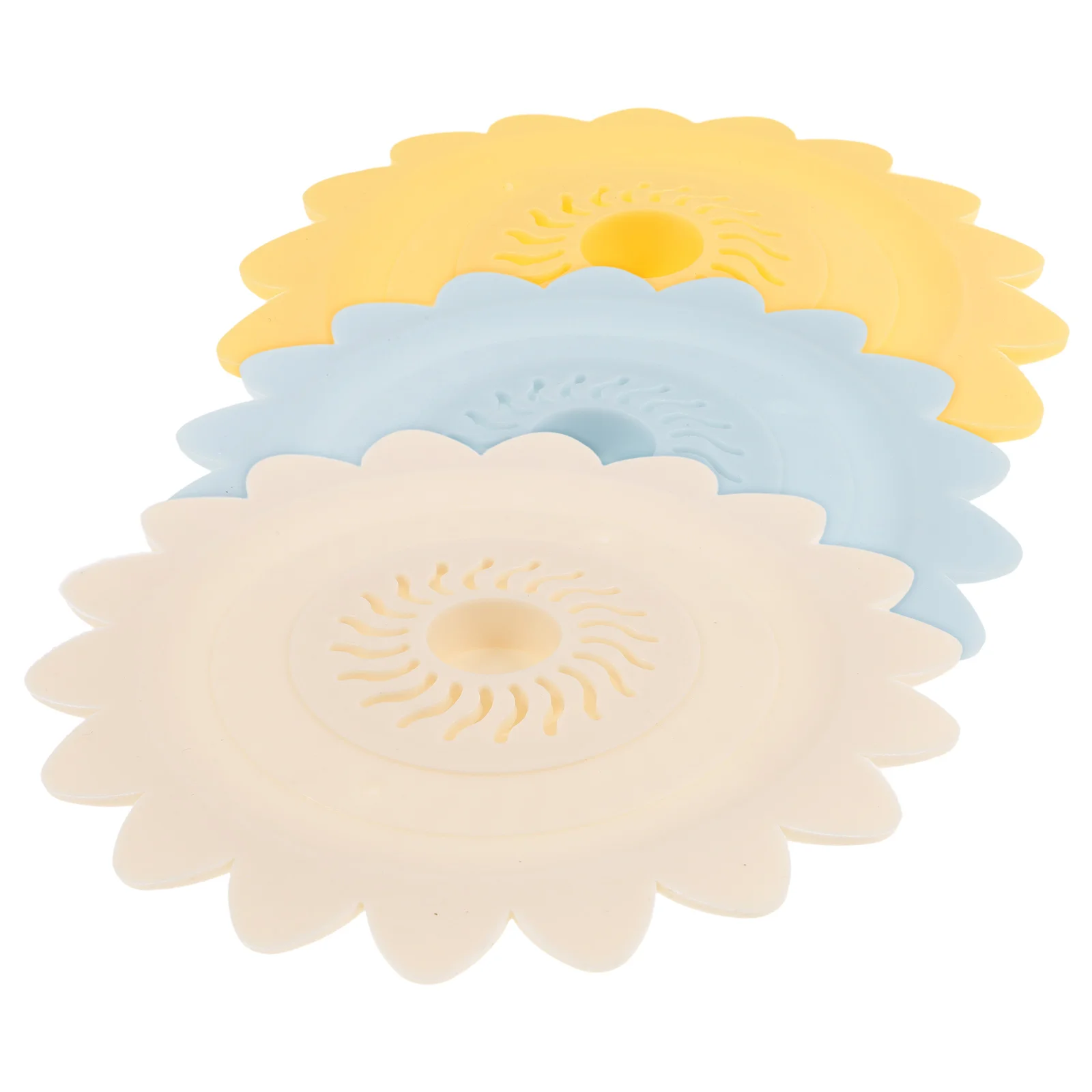 3pcs Clog Resistant Silicone Drain Covers Hair Filter Sunflower Design Blue Yellow Green Bath Tub Shower Sink Protector
3pcs Clog Resistant Silicone Drain Covers Hair Filter Sunflower Design Blue Yellow Green Bath Tub Shower Sink Protector