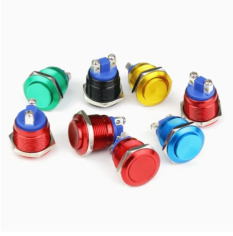 12mm 16mm 19mm 22mm Metal Button Switch Full Oxidation Self Reset Waterproof Button Inching Switch Screw Foot
12mm 16mm 19mm 22mm Metal Button Switch Full Oxidation Self Reset Waterproof Button Inching Switch Screw Foot