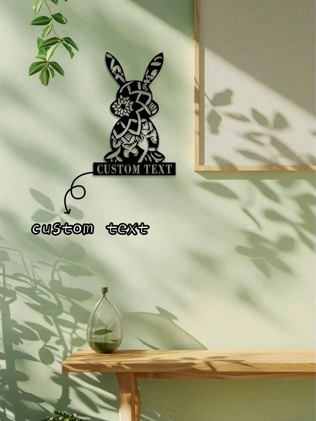 Personalized Easter Metal Sign Bunny Flower Garden Decor Yard Art
Personalized Easter Metal Sign Bunny Flower Garden Decor Yard Art