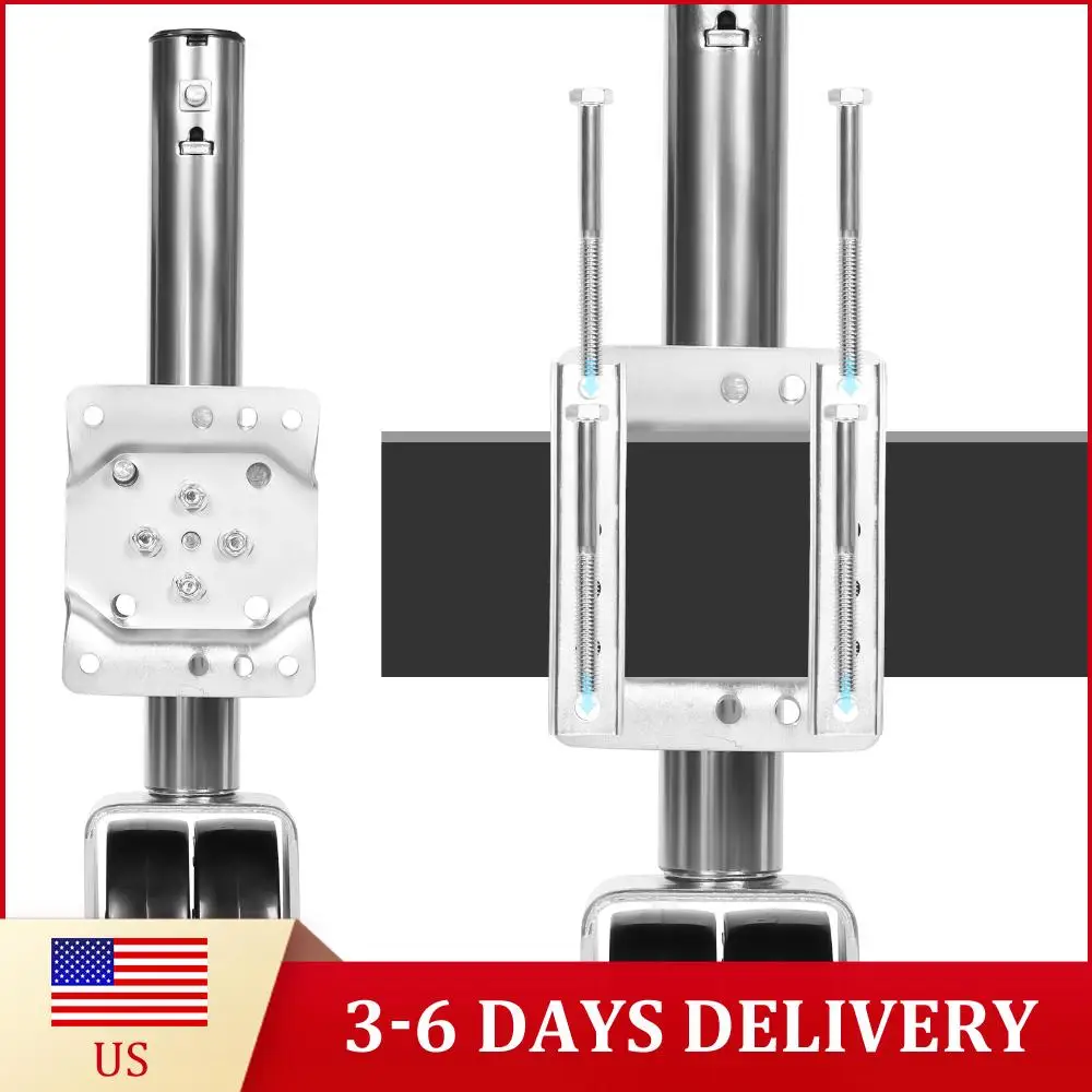 2000 Lbs Heavy Duty Swivel Boat Jack Marine Bolt-On Lift Roller Swivel Stand for RV
2000 Lbs Heavy Duty Swivel Boat Jack Marine Bolt-On Lift Roller Swivel Stand for RV