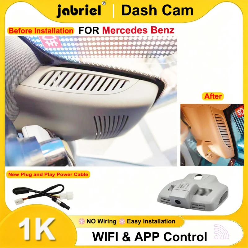 Jabriel DashCam 1080P Wifi Car DVR for Mercedes Benz E Class w212 w213 for Mercedes Benz C Class w205 s205 for Mercedes GLC x253
Jabriel DashCam 1080P Wifi Car DVR for Mercedes Benz E Class w212 w213 for Mercedes Benz C Class w205 s205 for Mercedes GLC x253
