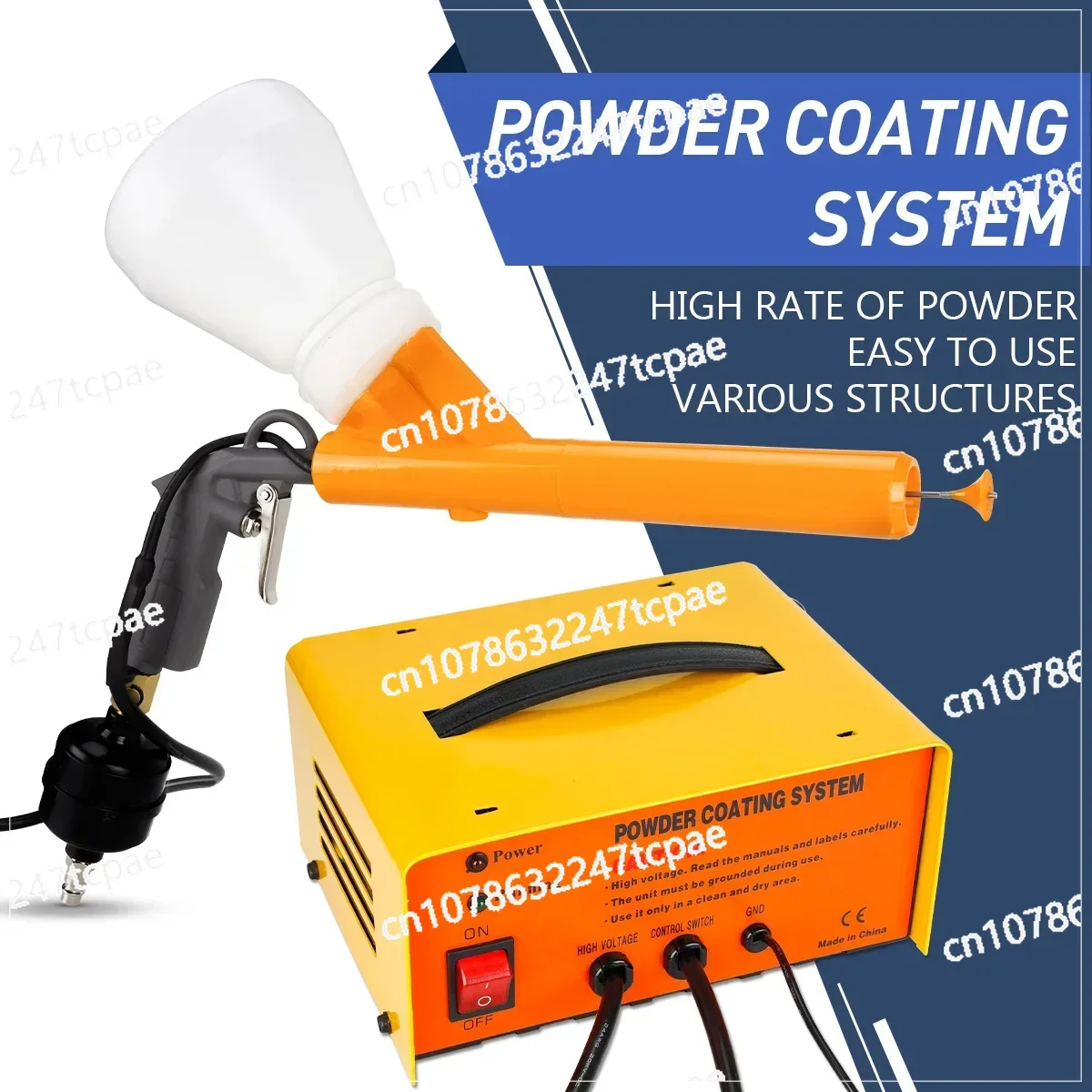 220V Powder Coating Gun System Machinery Painting Machine, Portable Manual Spray Gun, Electrostatic Powder Coating Gun,
220V Powder Coating Gun System Machinery Painting Machine, Portable Manual Spray Gun, Electrostatic Powder Coating Gun,