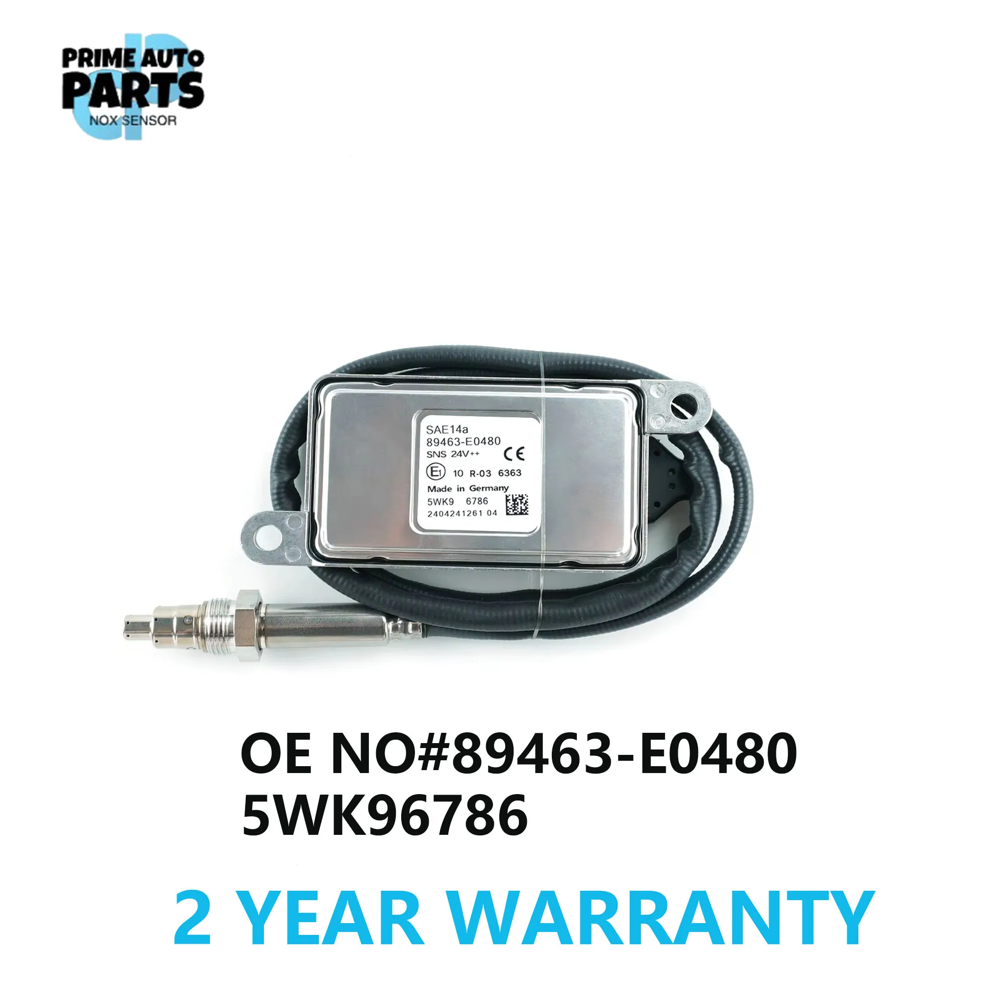 5WK9 6786 89463-E0480 5WK96786 NEW Nitrogen Oxide NOx Sensor For Hino Toyota Engine Car Truck Accessories
5WK9 6786 89463-E0480 5WK96786 NEW Nitrogen Oxide NOx Sensor For Hino Toyota Engine Car Truck Accessories