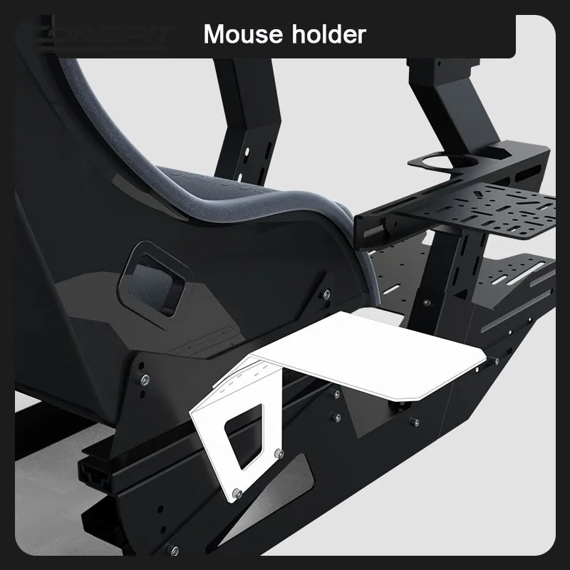 Conspit GT-Lite Mouse Holder Mouse Tray SIM Racing Accessory for GT-Lite Simulation Seat
Conspit GT-Lite Mouse Holder Mouse Tray SIM Racing Accessory for GT-Lite Simulation Seat