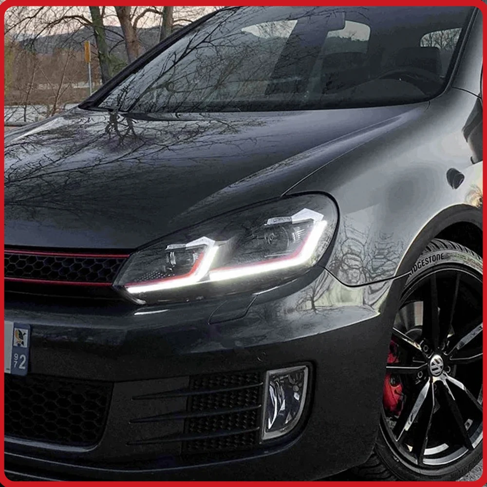 Car Front Lamps For VW Golf 6 2010-2012 Headlights Assembly Upgrade LED High Quality Streamer Turn Light discount Low price
Car Front Lamps For VW Golf 6 2010-2012 Headlights Assembly Upgrade LED High Quality Streamer Turn Light discount Low price