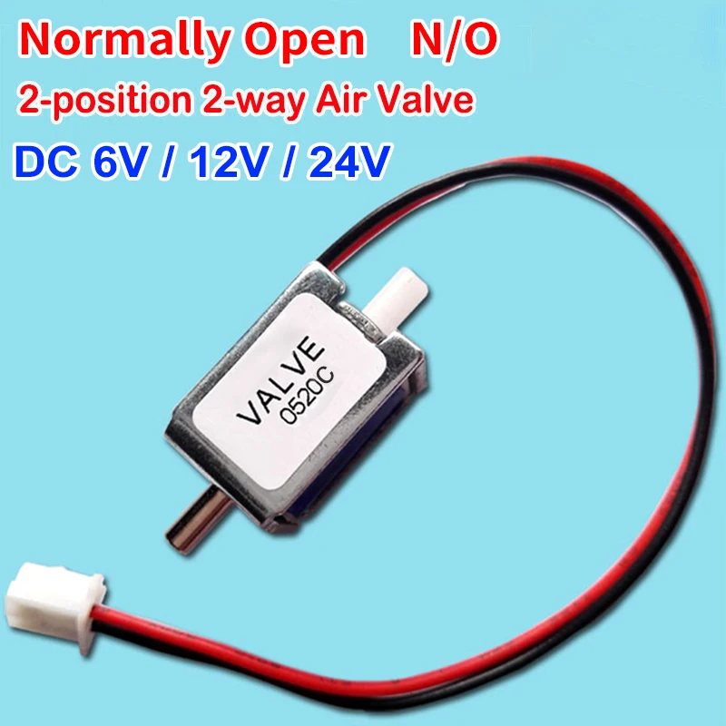 1PCS DC 6V / 12V /24V Normally Open N/O Electric Solenoid Air Valve Mini Massage Equipment Control Vent Valve for Gas Air Pump
1PCS DC 6V / 12V /24V Normally Open N/O Electric Solenoid Air Valve Mini Massage Equipment Control Vent Valve for Gas Air Pump