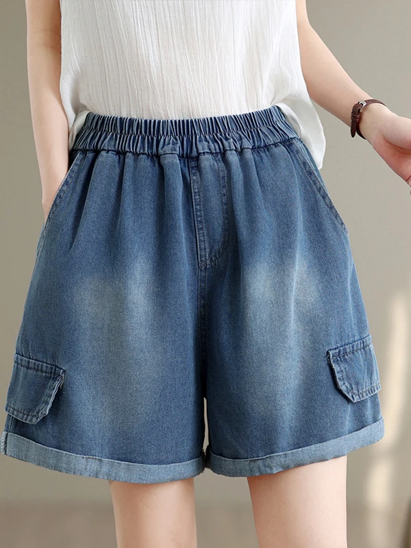 Summer 2026 Vintage New Chinese Style Loose Casual Wide Leg Jeans Short Shorts Washed Denim Personalized Loose plus Size Slim...
Summer 2026 Vintage New Chinese Style Loose Casual Wide Leg Jeans Short Shorts Washed Denim Personalized Loose plus Size Slim...