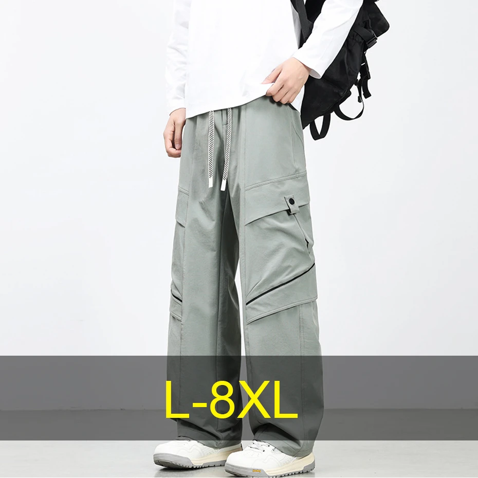 8XL Plus Size Cargo Pants Men Fashion Casual Straight Pants Summer Male Stretch Waist Trousers Big Size 8XL
8XL Plus Size Cargo Pants Men Fashion Casual Straight Pants Summer Male Stretch Waist Trousers Big Size 8XL
