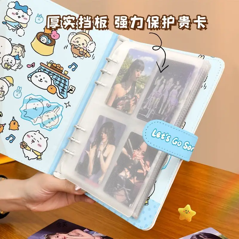 Anime Chiikawa Card Book A5 PU Leather Four Grid Waterproof Storage Exquisite Kawaii Creative For Student Daily Use Gift 2026
Anime Chiikawa Card Book A5 PU Leather Four Grid Waterproof Storage Exquisite Kawaii Creative For Student Daily Use Gift 2026