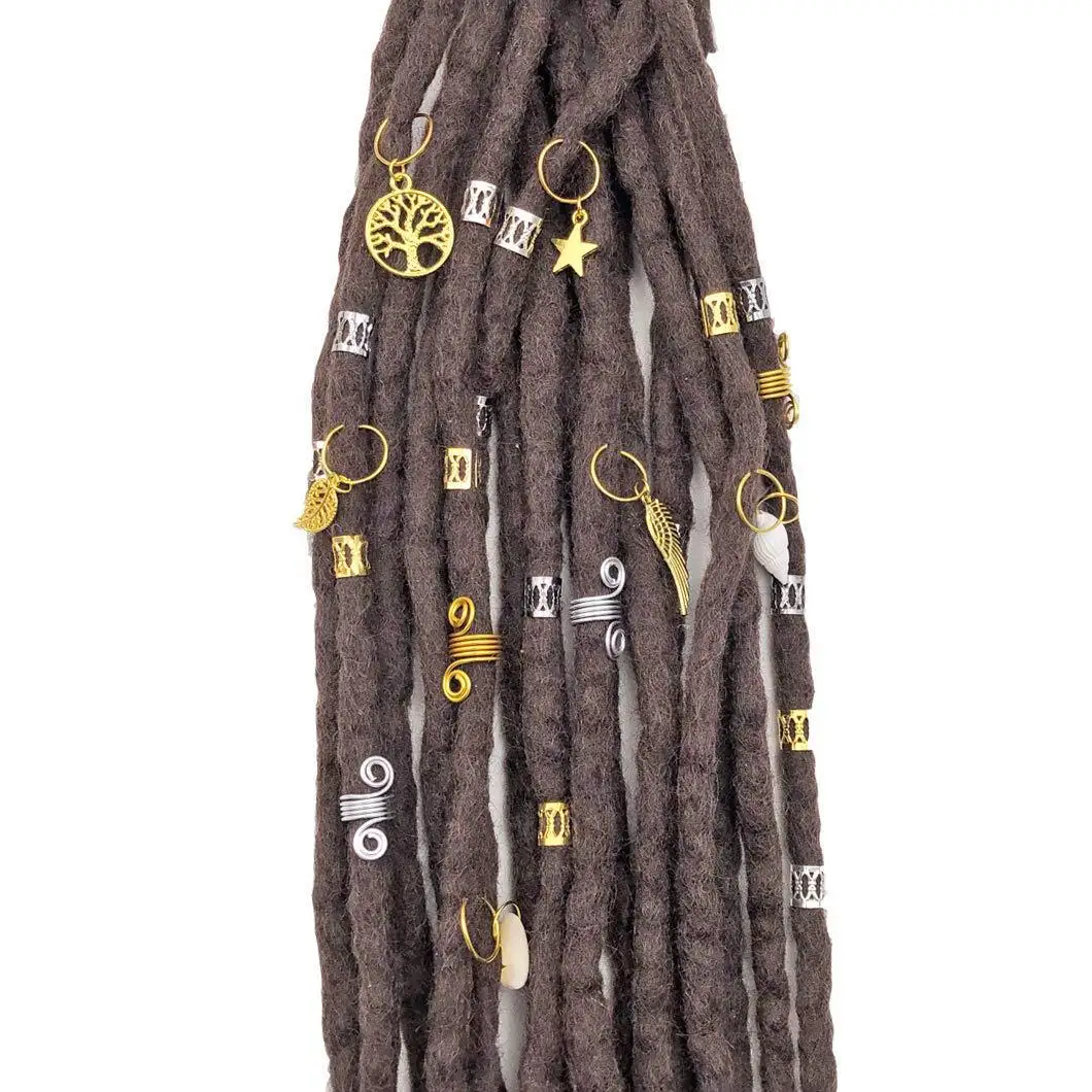 Dreadlock Hair Kit 170pcs Aluminum Cuff Rings Alloy Cross Tree of Life Charms Non Tangle for Afro Braid Extension Home Styling
Dreadlock Hair Kit 170pcs Aluminum Cuff Rings Alloy Cross Tree of Life Charms Non Tangle for Afro Braid Extension Home Styling