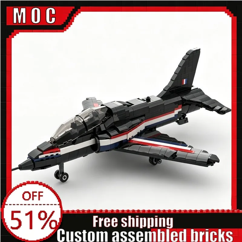571 PCS Black Military Training Jet Aircraft Model Building Blocks Bricks Assembly Toys Educational DIY Collection Display Gifts
571 PCS Black Military Training Jet Aircraft Model Building Blocks Bricks Assembly Toys Educational DIY Collection Display Gifts