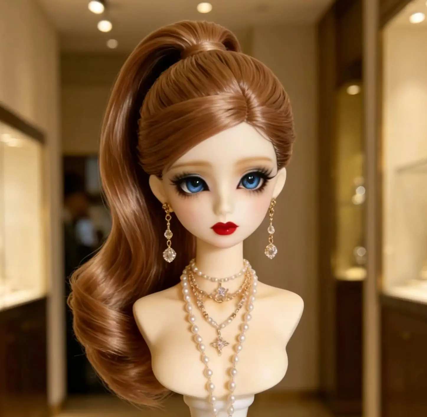 Wigs fashionable bjd wig ponytail doll hair, doll accessories 1/3 1/4 BJD hair free shipping
Wigs fashionable bjd wig ponytail doll hair, doll accessories 1/3 1/4 BJD hair free shipping