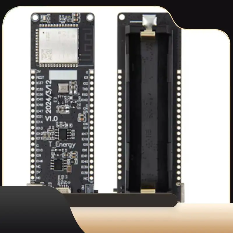 T-Energy-S3 ESP32-S3 Development Board 16MB Flash WIFI Bluetooth Wireless Module With Charging Chip 18650 Battery Holder-T44C
T-Energy-S3 ESP32-S3 Development Board 16MB Flash WIFI Bluetooth Wireless Module With Charging Chip 18650 Battery Holder-T44C