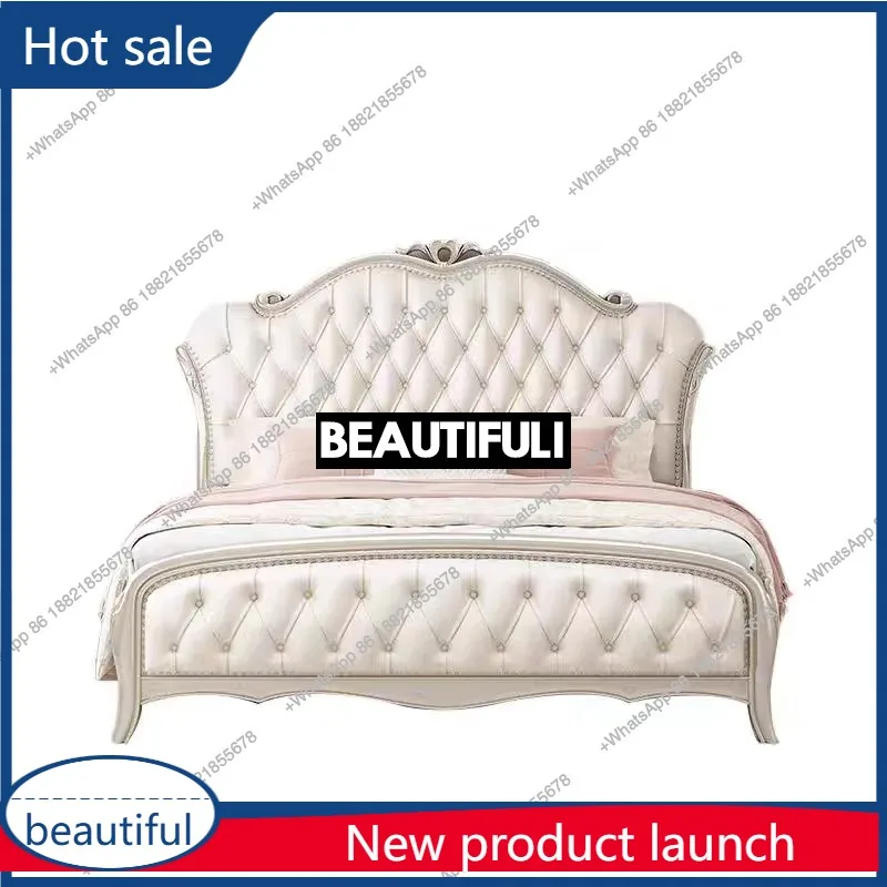 A55 Американская легкая роскошная кровать из цельного дерева для главной спальни, современная простая двуспальная кровать, мягкая сумка
A55 Американская легкая роскошная кровать из цельного дерева для главной спальни, современная простая двуспальная кровать, мягкая сумка