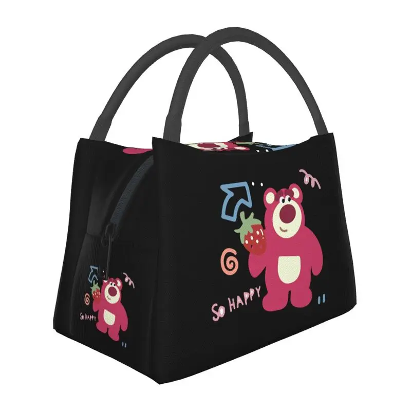 Toy Story Lotso Huggin Portable Lunch Boxes for Women Leakproof Strawberry Bear Cooler Thermal Food Insulated Lunch Bag
Toy Story Lotso Huggin Portable Lunch Boxes for Women Leakproof Strawberry Bear Cooler Thermal Food Insulated Lunch Bag