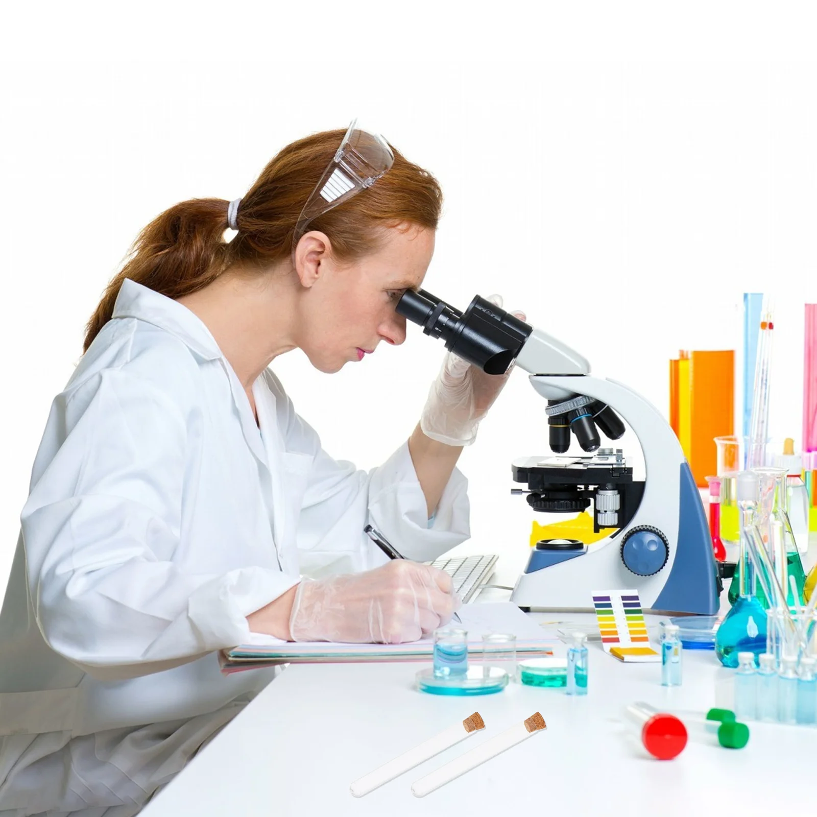 30 Pcs Vial Cork Test Tube Tubes Sample Containers with Lids Plastic Lab Supplies
30 Pcs Vial Cork Test Tube Tubes Sample Containers with Lids Plastic Lab Supplies