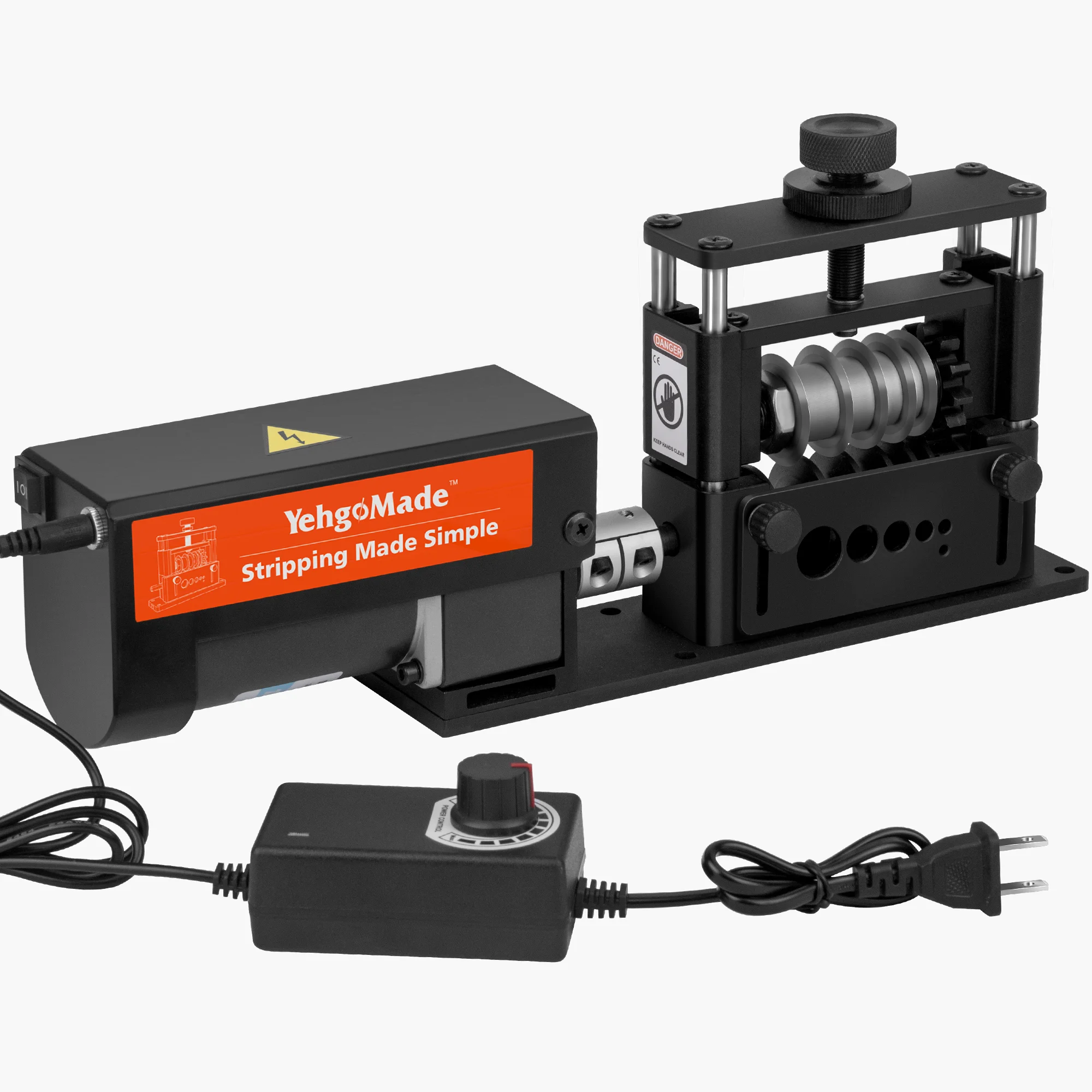Automatic Wire Stripper Machine with Upgraded Motor, Electric Cable Stripping Tool Featuring 6 Channels and 5 Carbide Blades
Automatic Wire Stripper Machine with Upgraded Motor, Electric Cable Stripping Tool Featuring 6 Channels and 5 Carbide Blades