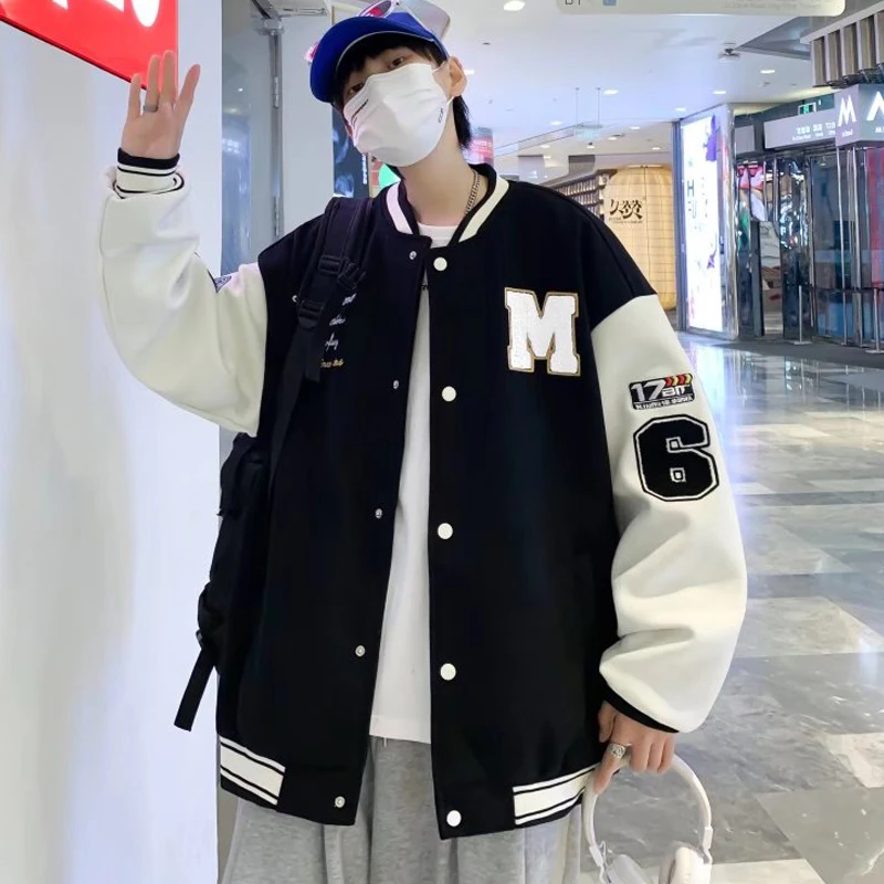 Streetwear Baseball Uniform Oversized Coat student High Quality Youth Baseball Jackets Women Loose Casual Fashion Jacket Men's
Streetwear Baseball Uniform Oversized Coat student High Quality Youth Baseball Jackets Women Loose Casual Fashion Jacket Men's