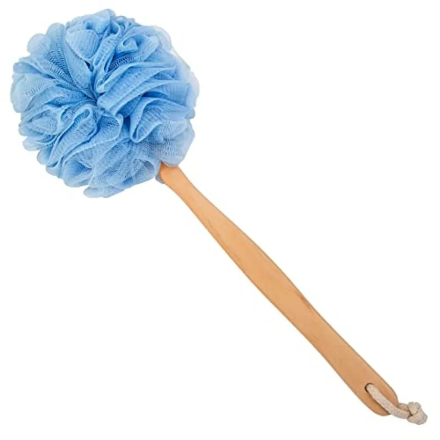 Loofah Back Scrubber for Shower, Wooden Long Handle Bath Sponge Lufa Shower Brush, Soft Nylon Mesh Back Cleaner Washer, Women a
Loofah Back Scrubber for Shower, Wooden Long Handle Bath Sponge Lufa Shower Brush, Soft Nylon Mesh Back Cleaner Washer, Women a