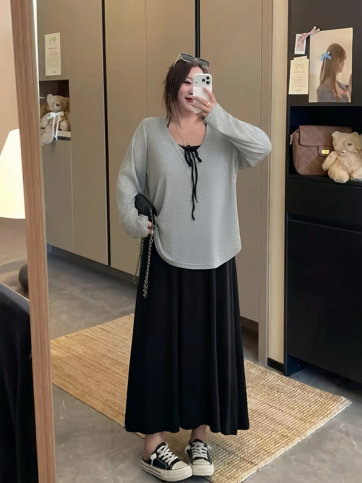 plus Size Women's Dress Set Strap Long Sleeve High Waist Thick Material Spring New Style Slimming Design Two Piece Suit
plus Size Women's Dress Set Strap Long Sleeve High Waist Thick Material Spring New Style Slimming Design Two Piece Suit