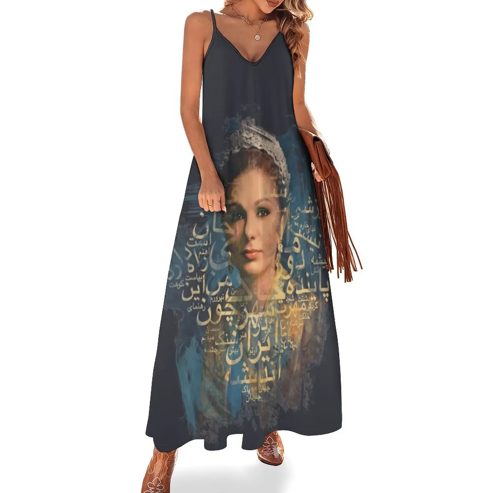 Queen of Persia (Farah Diba) Sleeveless Dress dresses korean style dresses for woman party dresses woman Dress
Queen of Persia (Farah Diba) Sleeveless Dress dresses korean style dresses for woman party dresses woman Dress