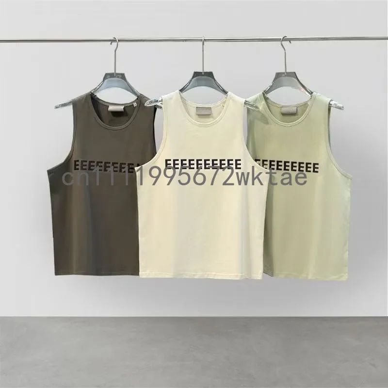 Classic Brand Men's Vest Luxury Design Chest Single Line Silicone Letter Vest High Street Loose Couple's Shoulder Vest Top
Classic Brand Men's Vest Luxury Design Chest Single Line Silicone Letter Vest High Street Loose Couple's Shoulder Vest Top