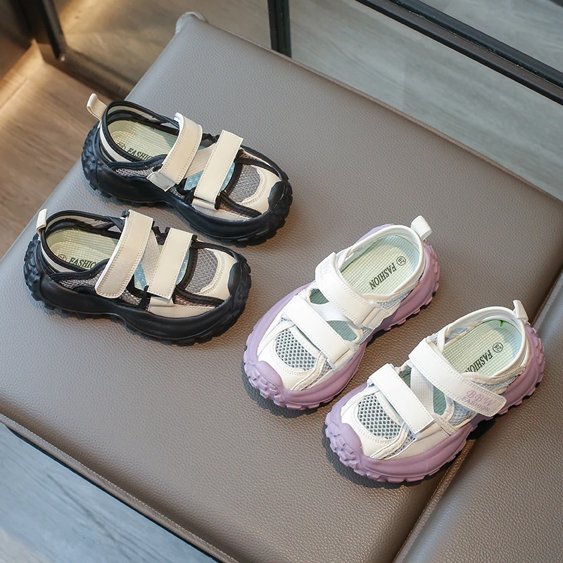 Kids Summer Mesh Sport Sandals Boys Girls Closed Toe Water Shoes with Adjustable Straps Non-Slip Outdoor Hiking Sneakers
Kids Summer Mesh Sport Sandals Boys Girls Closed Toe Water Shoes with Adjustable Straps Non-Slip Outdoor Hiking Sneakers