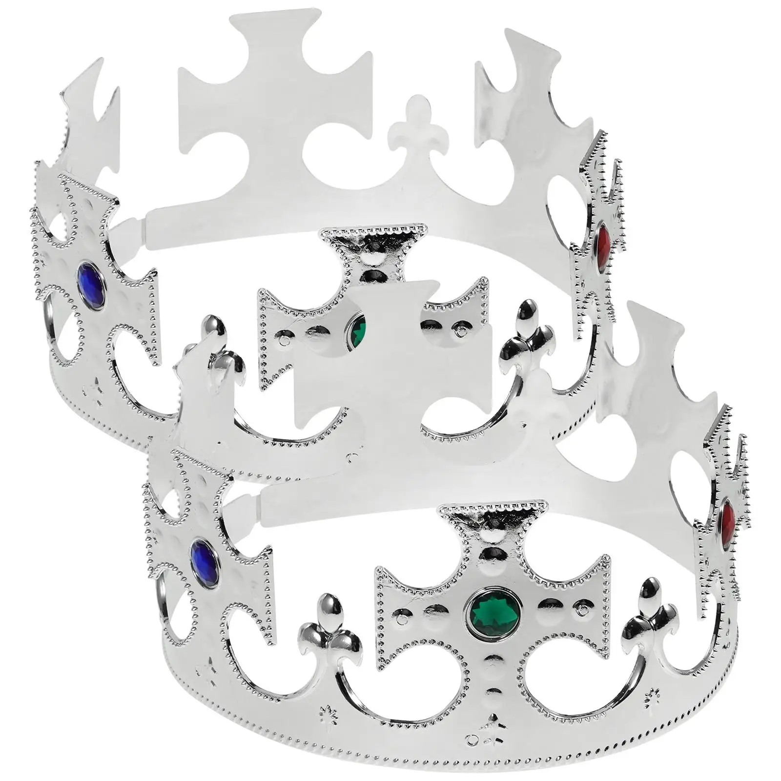 2 Pcs Halloween Party King Crown Costumes Silver Goldendoodle Ornament Prop Royal Medieval Queen
2 Pcs Halloween Party King Crown Costumes Silver Goldendoodle Ornament Prop Royal Medieval Queen