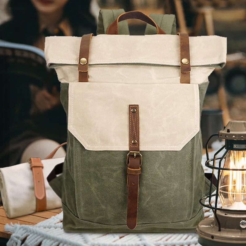 Retro Waterproof Canvas Backpack Large Capacity Outdoor Travel Bag Unisex British Style Youth Backpack for Men And Women
Retro Waterproof Canvas Backpack Large Capacity Outdoor Travel Bag Unisex British Style Youth Backpack for Men And Women