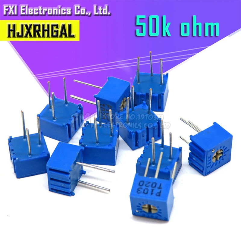 10pcs 3362P-1-503LF 3362P 50K ohm 3362P-1-503 3362P-503 3362 P503 503 Trimpot Trimmer Potentiometer Variable resistor
10pcs 3362P-1-503LF 3362P 50K ohm 3362P-1-503 3362P-503 3362 P503 503 Trimpot Trimmer Potentiometer Variable resistor