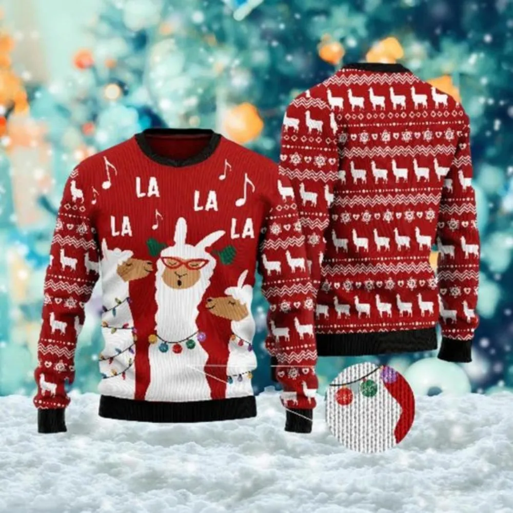 New Round Neck Ugly Christmas Sweater Cartoon Pattern 3D Printed Sweatshirt Autumn Winter Thick Style Comfortable Pullover
New Round Neck Ugly Christmas Sweater Cartoon Pattern 3D Printed Sweatshirt Autumn Winter Thick Style Comfortable Pullover