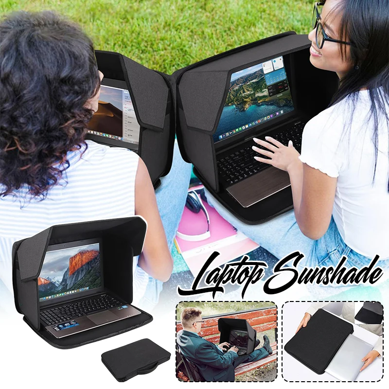 Laptop Sun Shade Privacy Screen Hood Protector Portable Foldable Laptop Bag Outdoor Working Notebook Computer Sunshade Cover
Laptop Sun Shade Privacy Screen Hood Protector Portable Foldable Laptop Bag Outdoor Working Notebook Computer Sunshade Cover