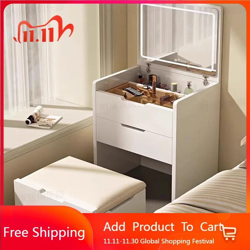 Белый свет туалетный столик для макияжа, зеркало для спальни, стул, туалетный столик, маленькие ящики, современный мини-пласт, мебель для гостиной
Белый свет туалетный столик для макияжа, зеркало для спальни, стул, туалетный столик, маленькие ящики, современный мини-пласт, мебель для гостиной