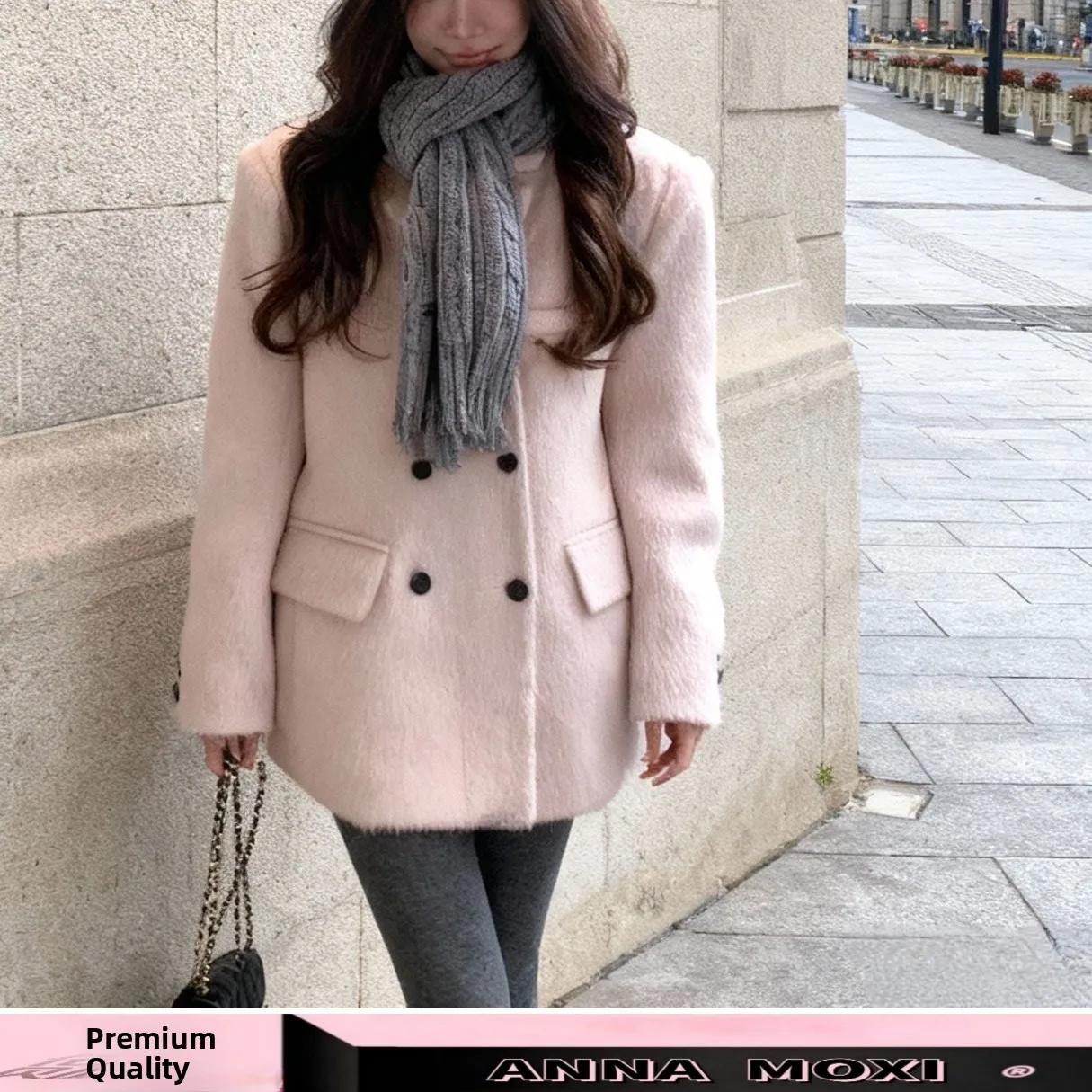Korean Drama Main Female Character Pink Woolen Suit Jacket Short Thick Autumn Winter Women's Fashion Outerwear Coat
Korean Drama Main Female Character Pink Woolen Suit Jacket Short Thick Autumn Winter Women's Fashion Outerwear Coat