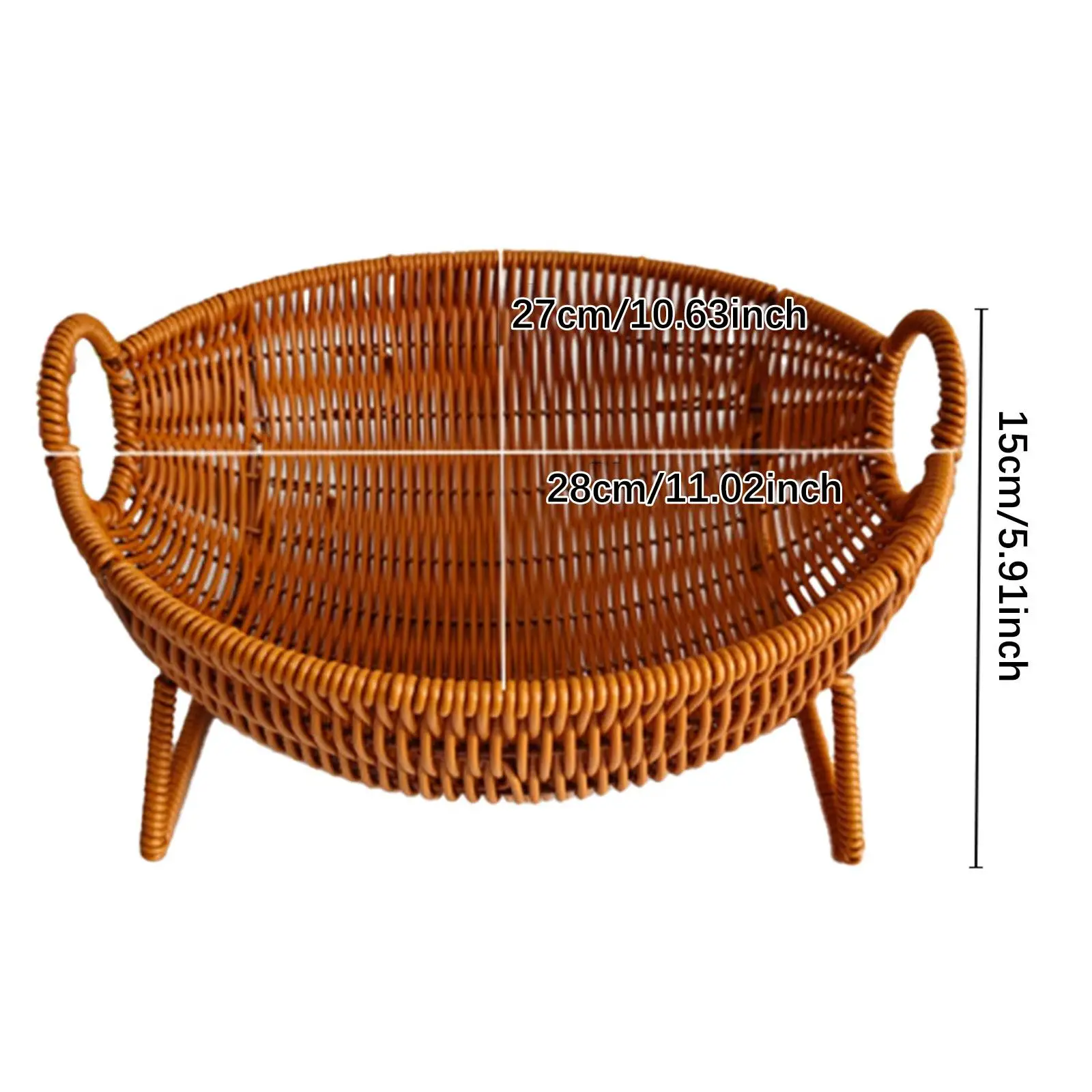 Creative Brown Oval Serving Tray Multifunctional Snackbox Fruit Plate Cute Container for Family Table Centerpiece
Creative Brown Oval Serving Tray Multifunctional Snackbox Fruit Plate Cute Container for Family Table Centerpiece