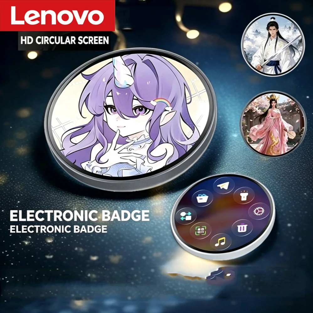 Электронный бейдж Lenovo Smart Dynamic E-badge HD с экраном: передавайте фото, GIF-файлы, анимации и видео – идеальный подарок для фанатов Otaku.
Электронный бейдж Lenovo Smart Dynamic E-badge HD с экраном: передавайте фото, GIF-файлы, анимации и видео – идеальный подарок для фанатов Otaku.