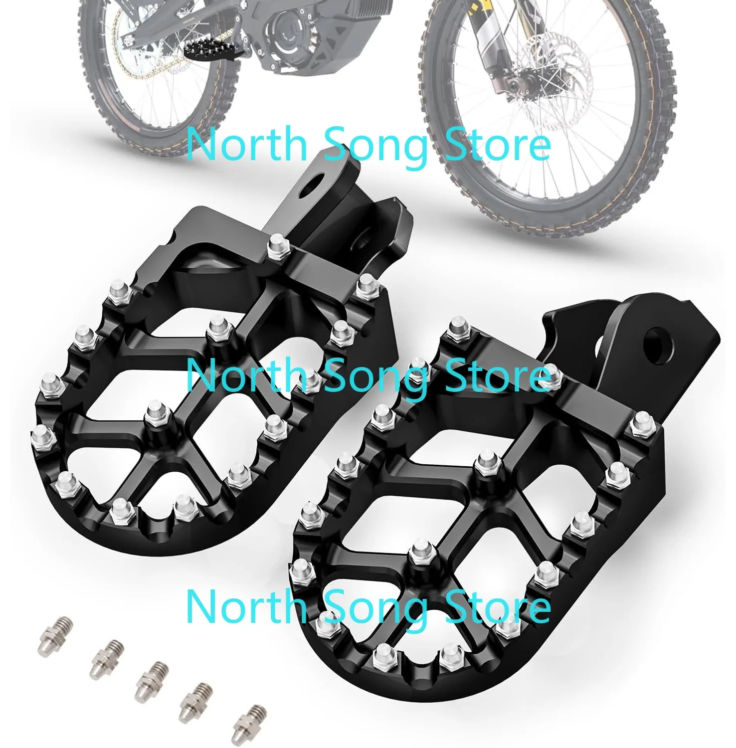 Motorcycle Footpegs Wider Foot Pegs CNC for Surron Sur Ron LBX E-Ride Pro SS/SR/S Talaria Sting MX3/R MX4 ERide Pro SS 2.0 3.0
Motorcycle Footpegs Wider Foot Pegs CNC for Surron Sur Ron LBX E-Ride Pro SS/SR/S Talaria Sting MX3/R MX4 ERide Pro SS 2.0 3.0
