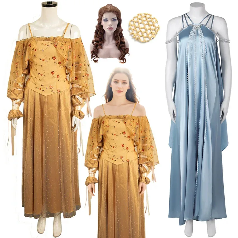 Padme Cosplay Amidala Movie Space Battle Women Costume Picnic Yellow Dress Disguise Adult Roleplay Fantasia Halloween Outfits
Padme Cosplay Amidala Movie Space Battle Women Costume Picnic Yellow Dress Disguise Adult Roleplay Fantasia Halloween Outfits