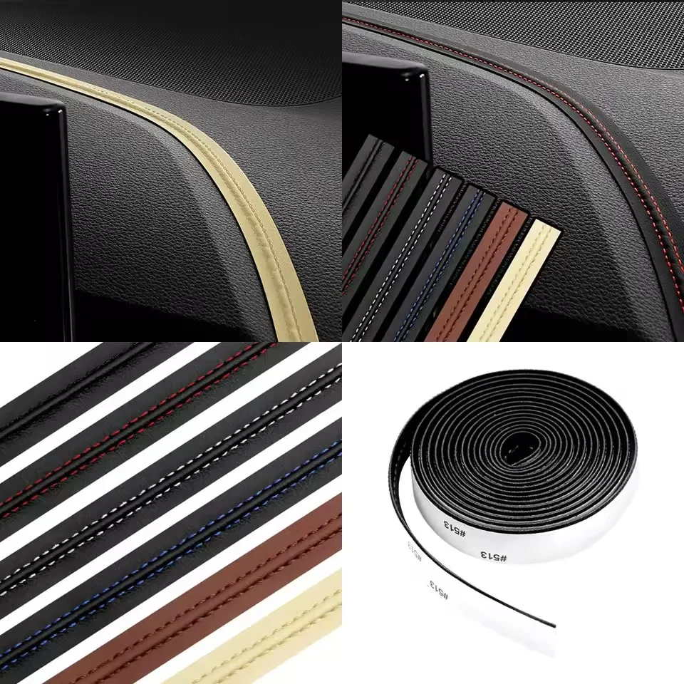 Car Mouldings Trim PU Leather Car DIY Braid Decorative Line Strip For Door Dashboard Sticker Universal Car Interior Accessories
Car Mouldings Trim PU Leather Car DIY Braid Decorative Line Strip For Door Dashboard Sticker Universal Car Interior Accessories