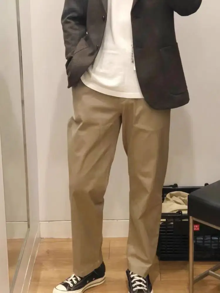 Comfortable Breathable Cotton Casual Pants Men's Loose Straight Leg Nine-Tenths Length Pants Fitting Room Ready 199
Comfortable Breathable Cotton Casual Pants Men's Loose Straight Leg Nine-Tenths Length Pants Fitting Room Ready 199