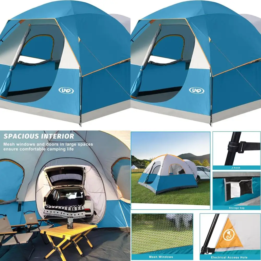 6-Person SUV Tailgate Camping Tent, Easy Setup, 10' x 10' Rainfly Included
6-Person SUV Tailgate Camping Tent, Easy Setup, 10' x 10' Rainfly Included