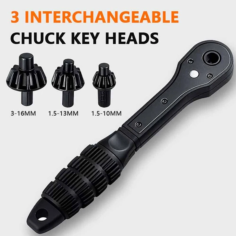 2 In 1 Drill Chuck Ratchet Wrench Universal Double Headed Chuck Key Replacement Tool Multifunctional Electric Drill Power Tool
2 In 1 Drill Chuck Ratchet Wrench Universal Double Headed Chuck Key Replacement Tool Multifunctional Electric Drill Power Tool