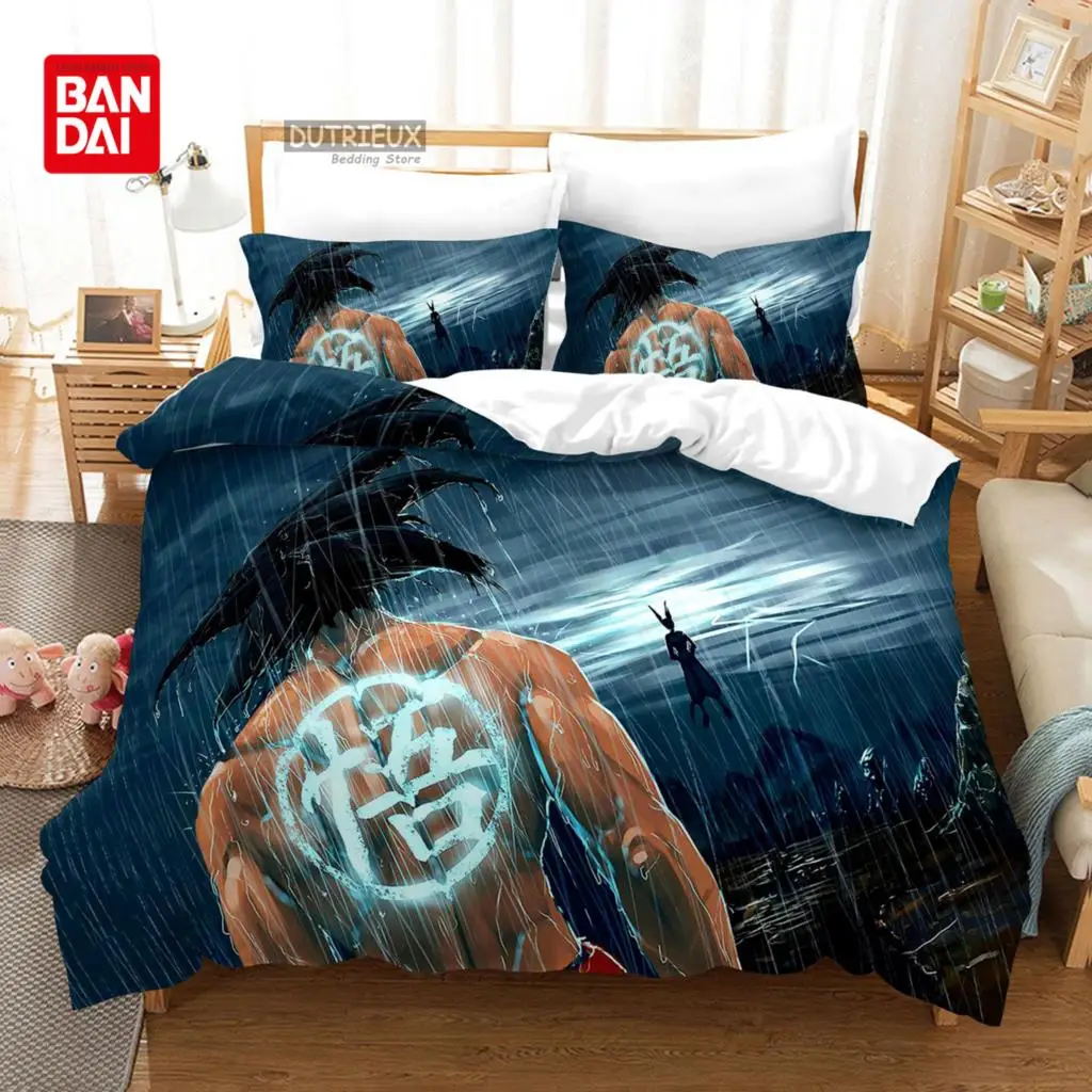Dragon Ball Goku Duvet Cover Bedding Set, Japanese Anime Printed Quilt Cover with Pillowcases, Soft Bed Linen for Boys Kids Teen
Dragon Ball Goku Duvet Cover Bedding Set, Japanese Anime Printed Quilt Cover with Pillowcases, Soft Bed Linen for Boys Kids Teen