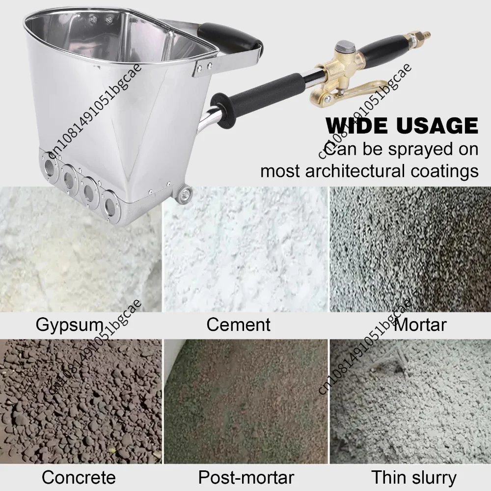 4 Jet Mortar Spray Gun Concrete Stucco Plaster Sprayer Wall Cement Spray Gun for Wall Painting
4 Jet Mortar Spray Gun Concrete Stucco Plaster Sprayer Wall Cement Spray Gun for Wall Painting