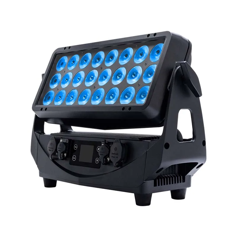 Sunart P8 Waterproof Flood Light 24*20W RGBALC 6 in 1 LED Wash Lamp For Stage Effect Night Clubs Bars DMX Outdoor Fixture
Sunart P8 Waterproof Flood Light 24*20W RGBALC 6 in 1 LED Wash Lamp For Stage Effect Night Clubs Bars DMX Outdoor Fixture