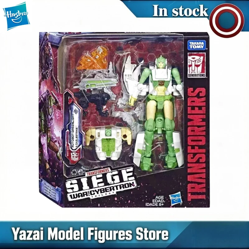 Original Hasbro TRANSFORMERS SIEGE WAR FOR CYBERTRON AUTOBOT GREENLIGHT / DAZLESTRIKE Action Figure Model Toys Gift
Original Hasbro TRANSFORMERS SIEGE WAR FOR CYBERTRON AUTOBOT GREENLIGHT / DAZLESTRIKE Action Figure Model Toys Gift