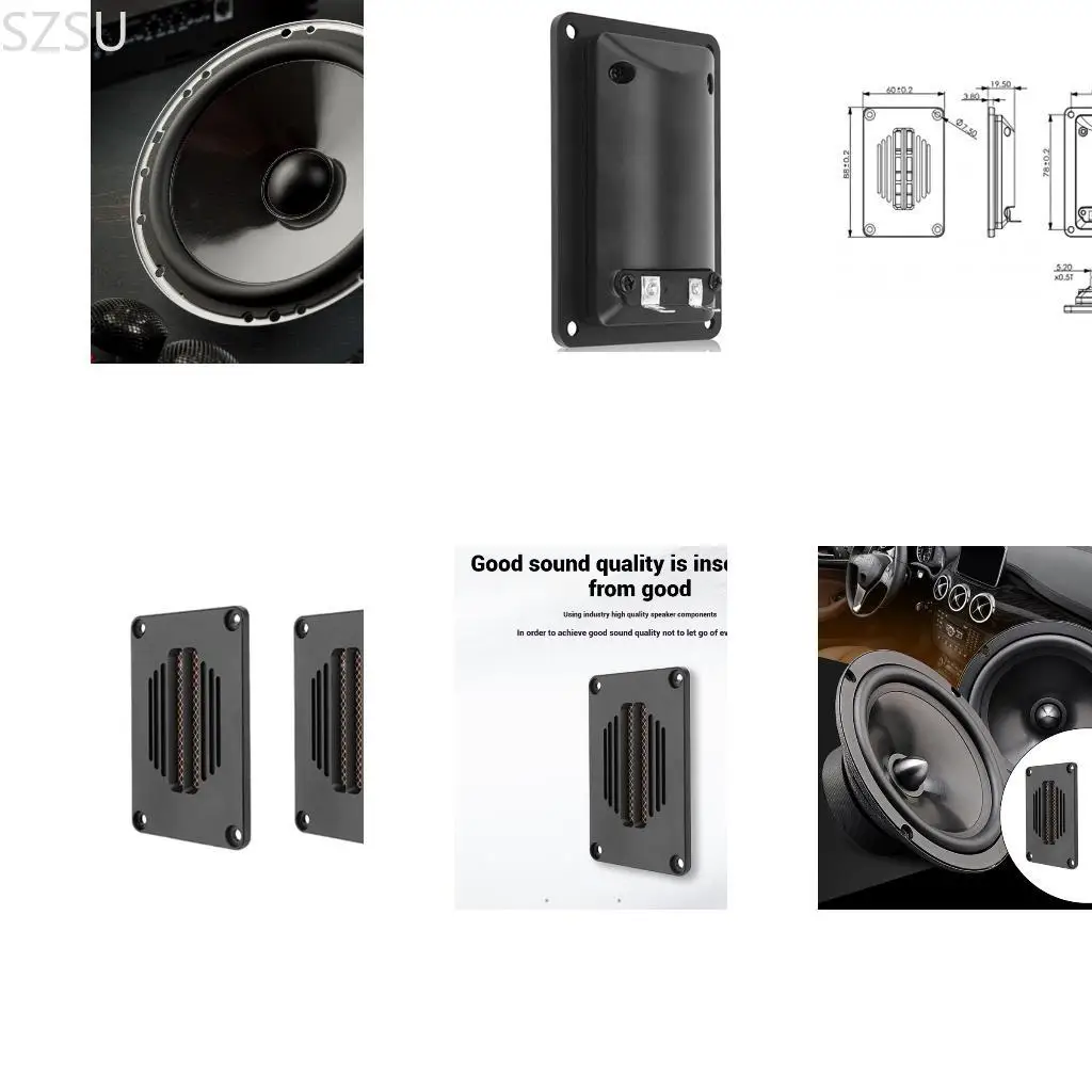 SZSU Aluminum Ribbon Tweeter Driver Wide Dynamic Ranging Detailed Sound Reproduction Auditory Loudspeaker
SZSU Aluminum Ribbon Tweeter Driver Wide Dynamic Ranging Detailed Sound Reproduction Auditory Loudspeaker
